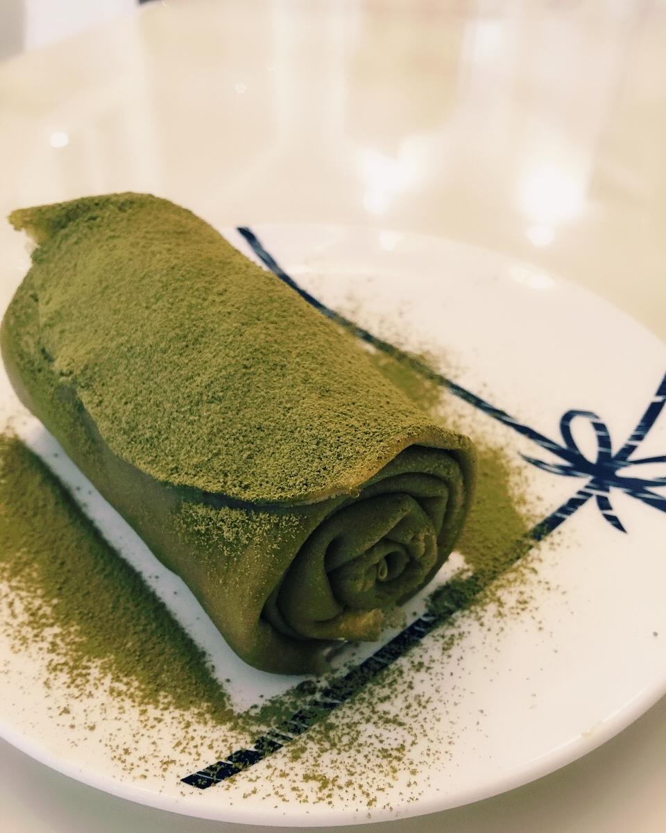 网红食谱│抹茶毛巾卷