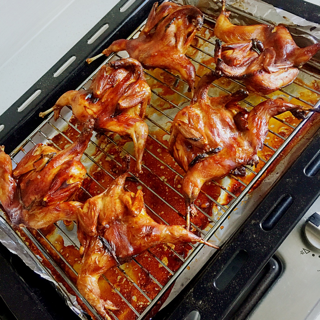 深夜飞行做的【曼食慢语】椒盐烤鹌鹑