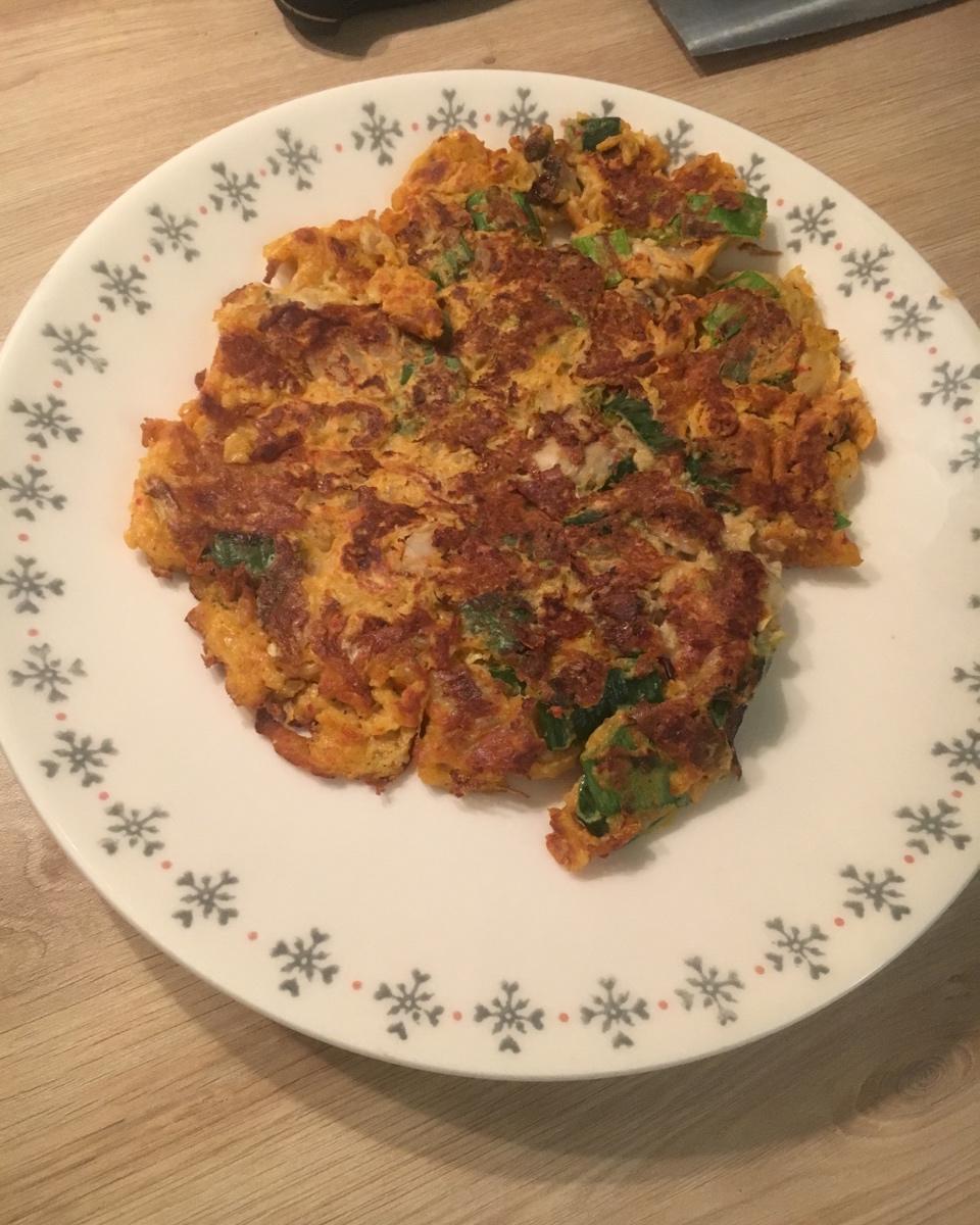【泡菜海鲜饼】