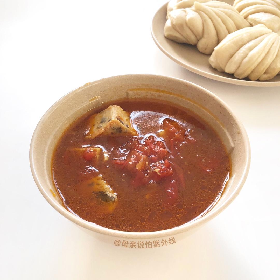 素食｜番茄素肉汤的做法