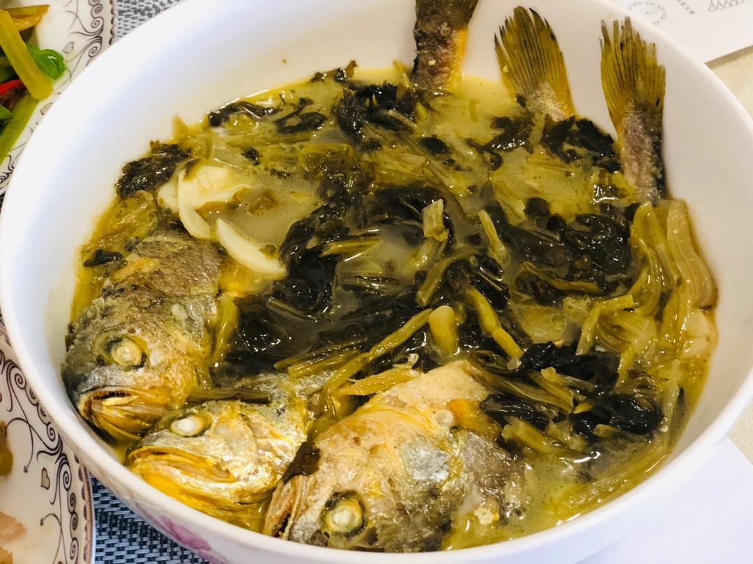 郭xiao雅做的雪菜黄鱼汤