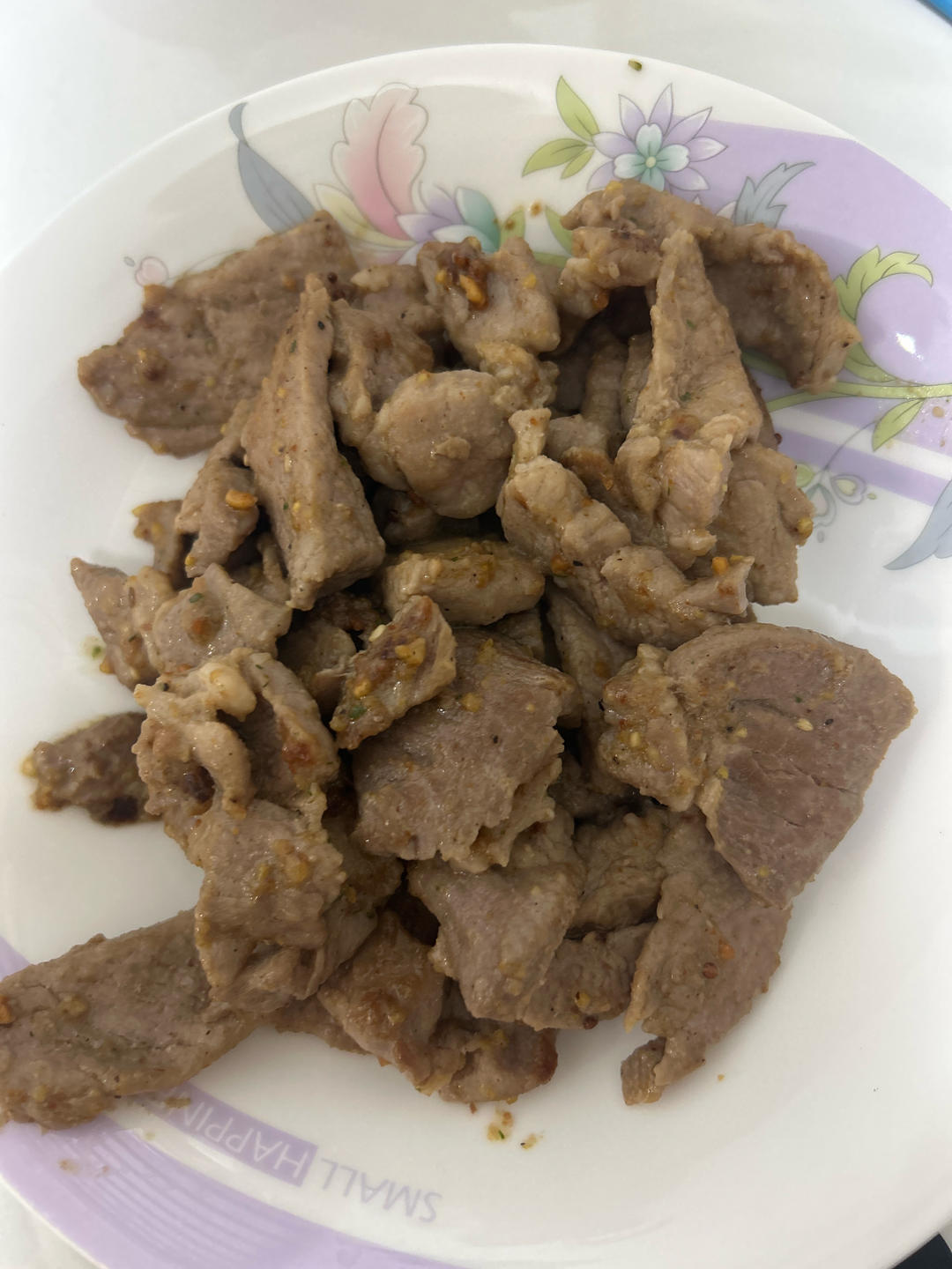 香煎梅花肉～秒光盘