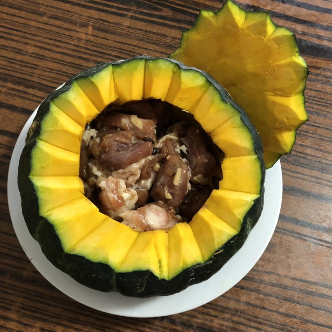 南瓜粉蒸排骨