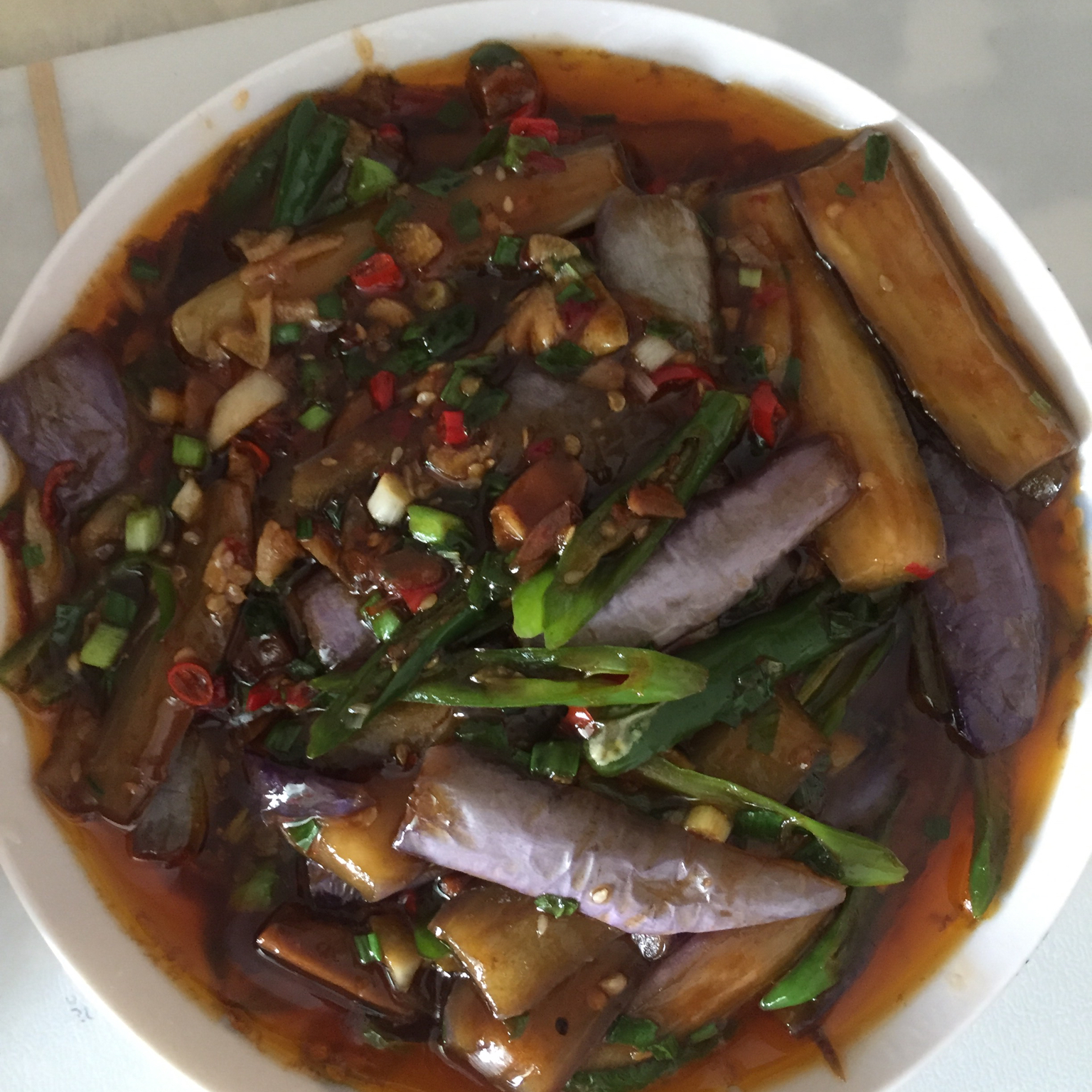 红烧肉沫茄子