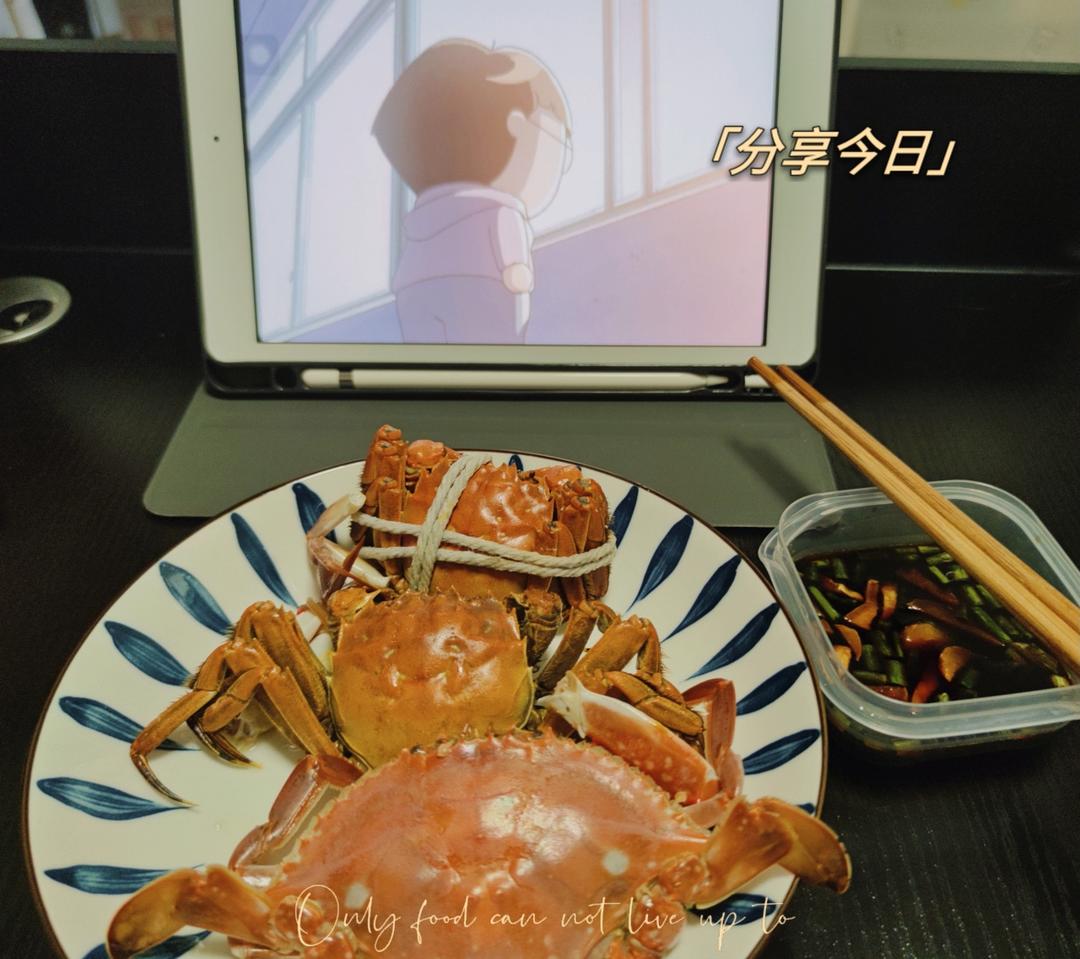 清蒸大闸蟹