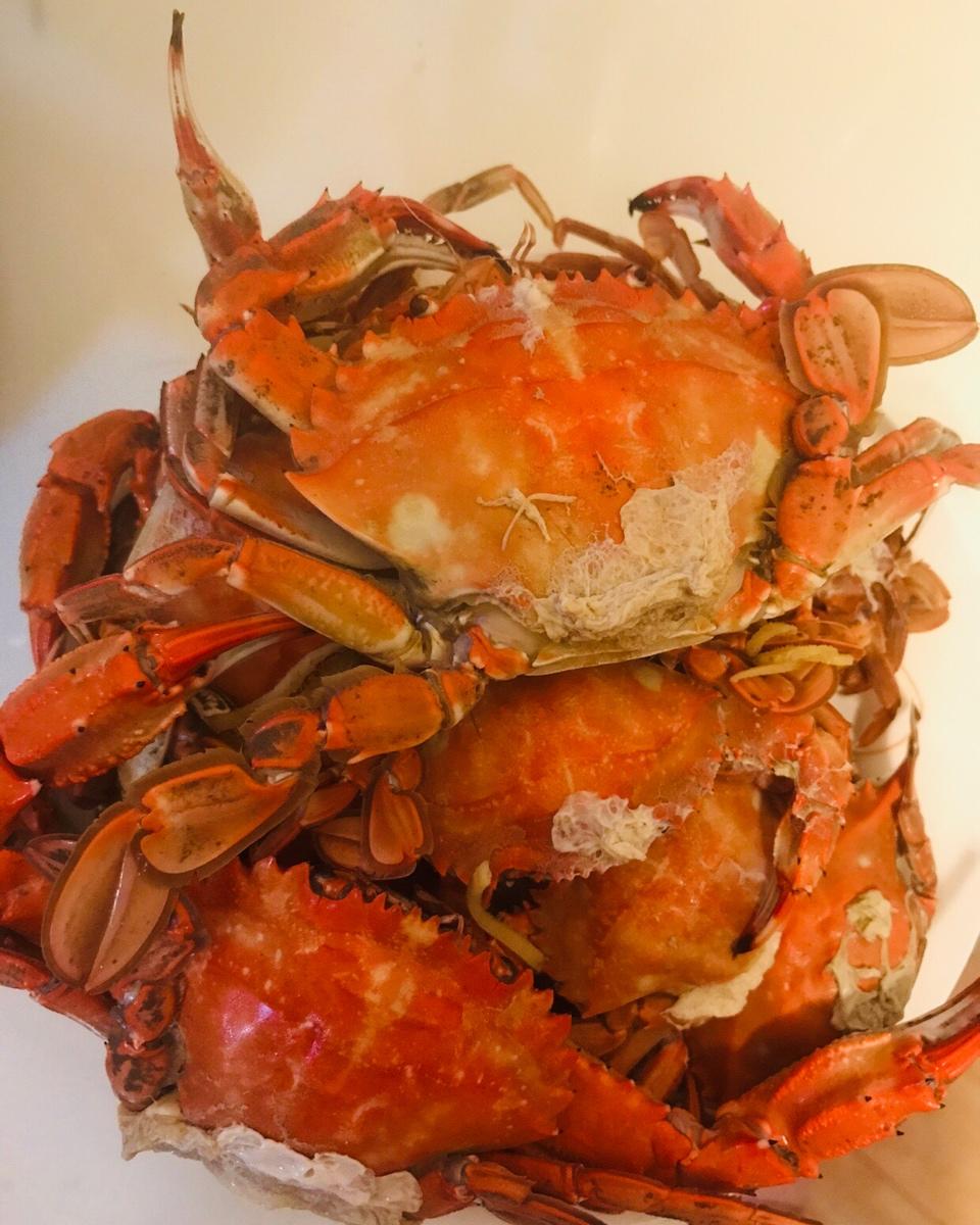 清蒸花盖蟹