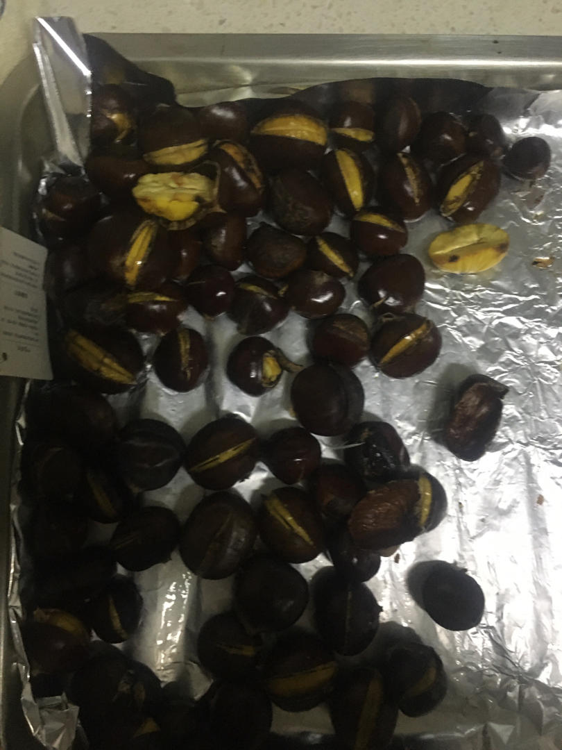 糖烤板栗，懒人法，味道绝了