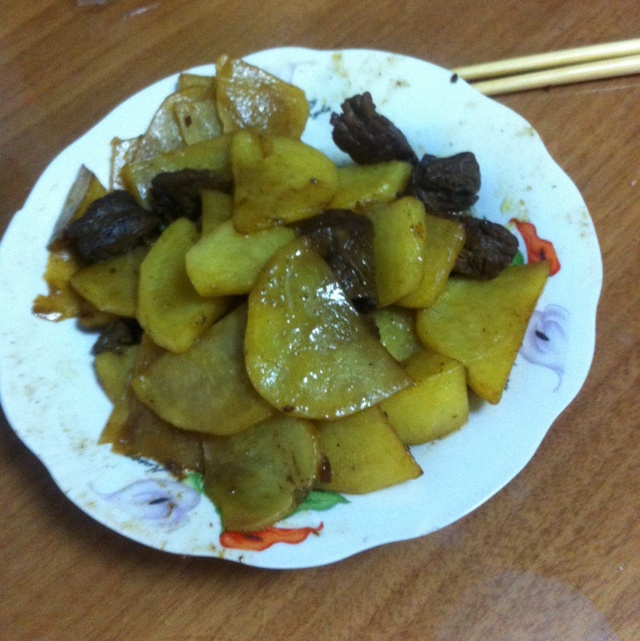 土豆炒牛肉