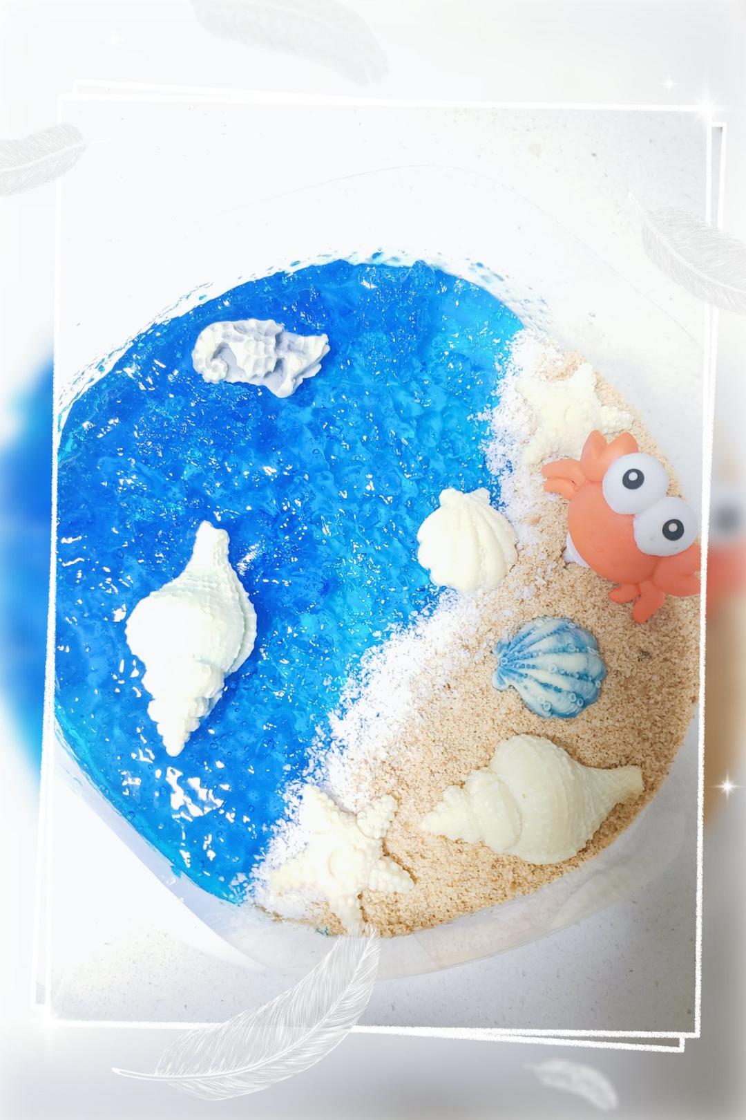 蓝色海洋慕斯