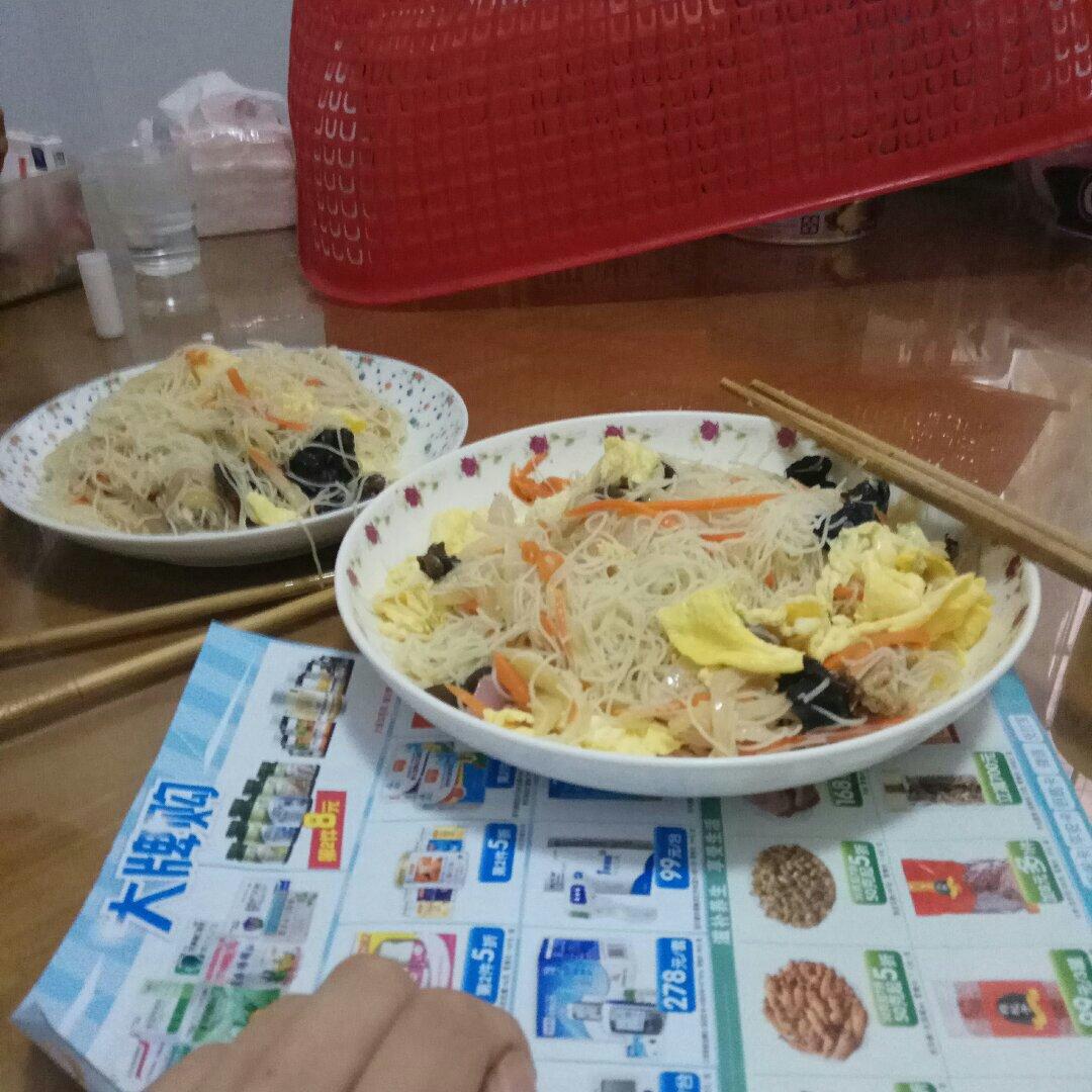 三丝炒米粉