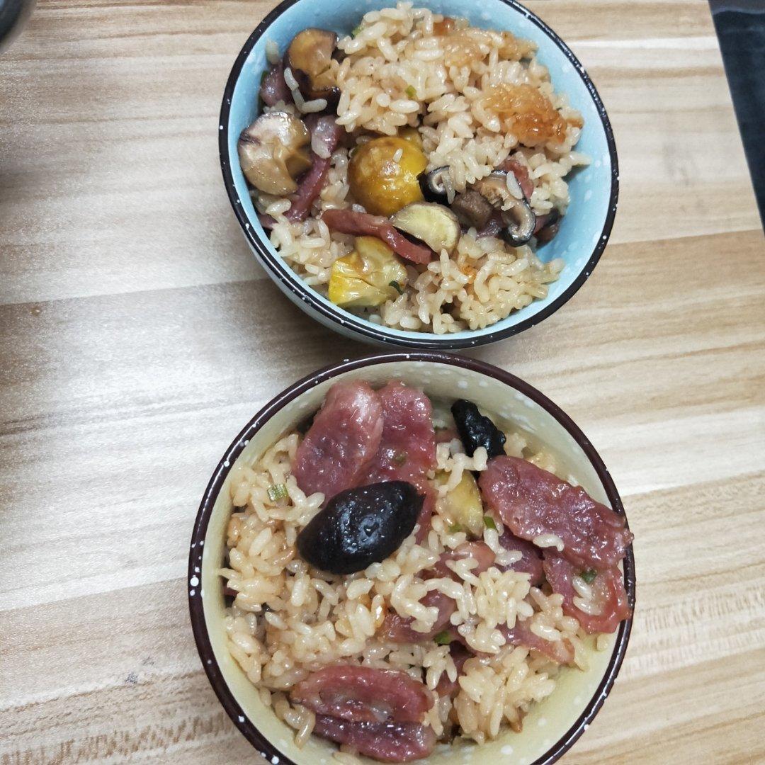 腊肠栗子饭