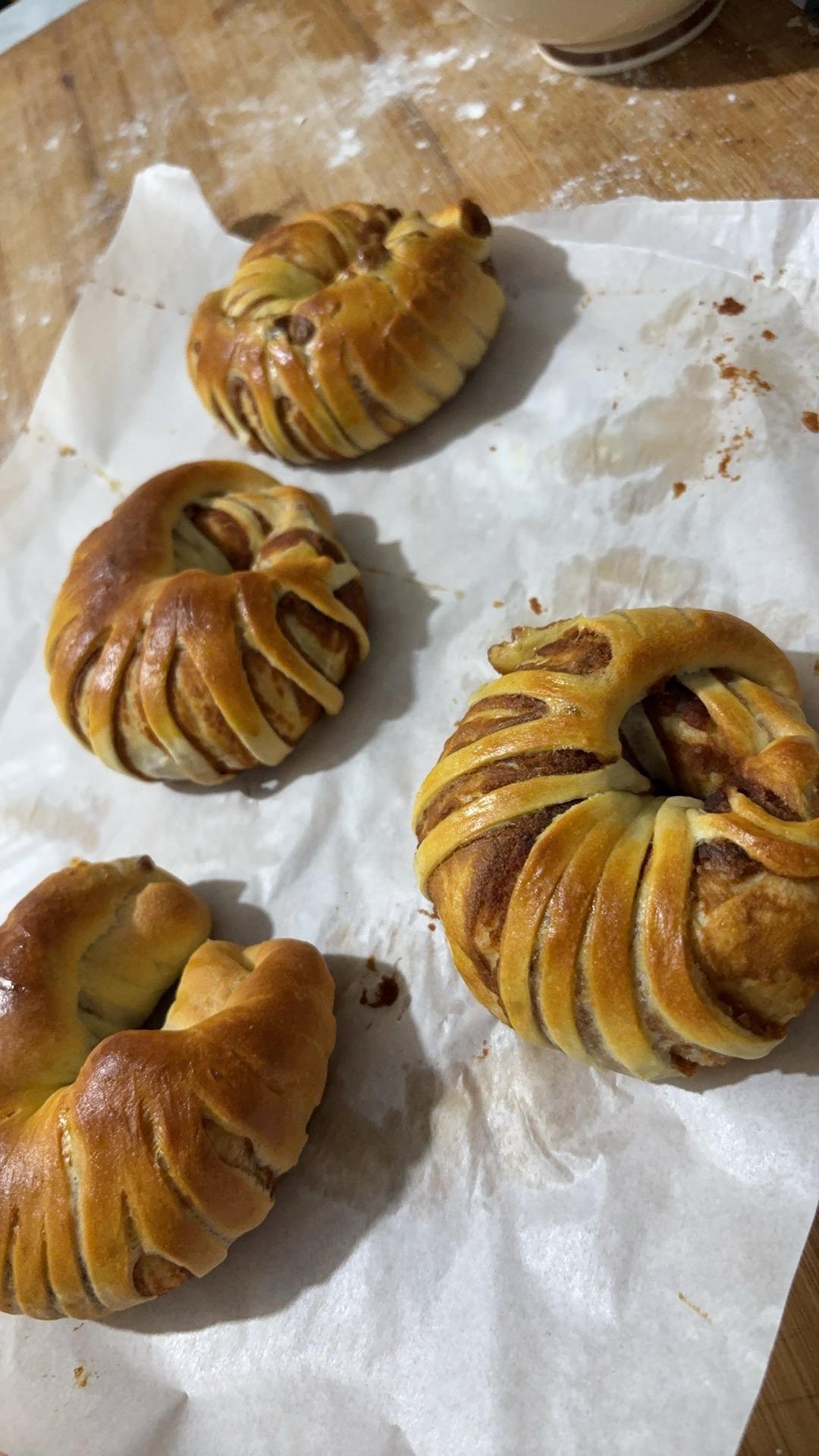 童年的记忆～豆沙面包圈烤箱版 简单易做新手必成功！