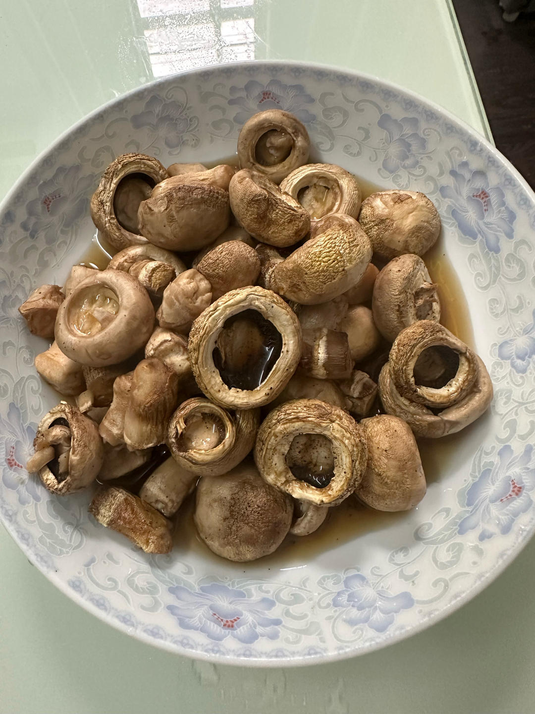 空气炸锅烤蘑菇
