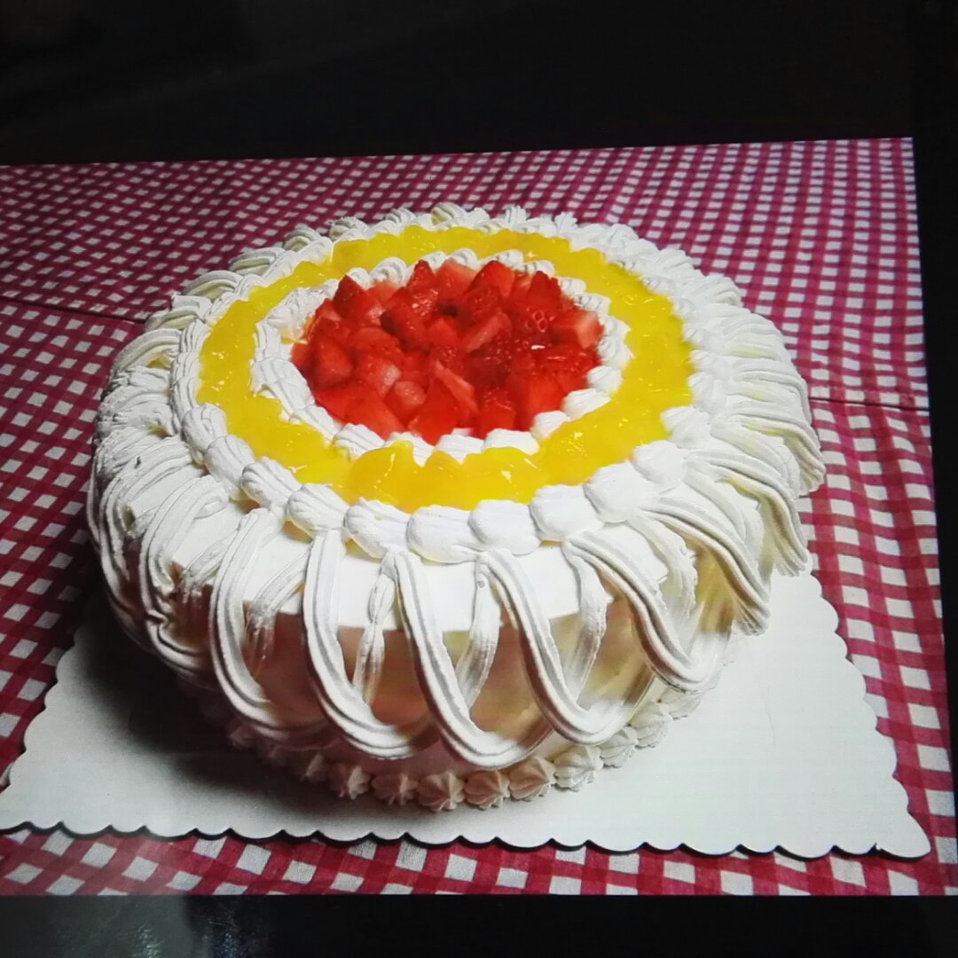 奶油水果蛋糕步骤