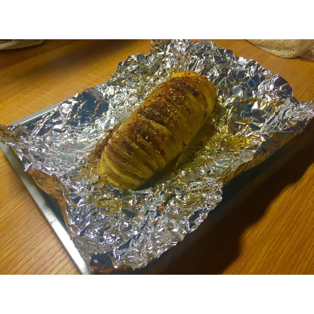 培根风琴烤土豆
