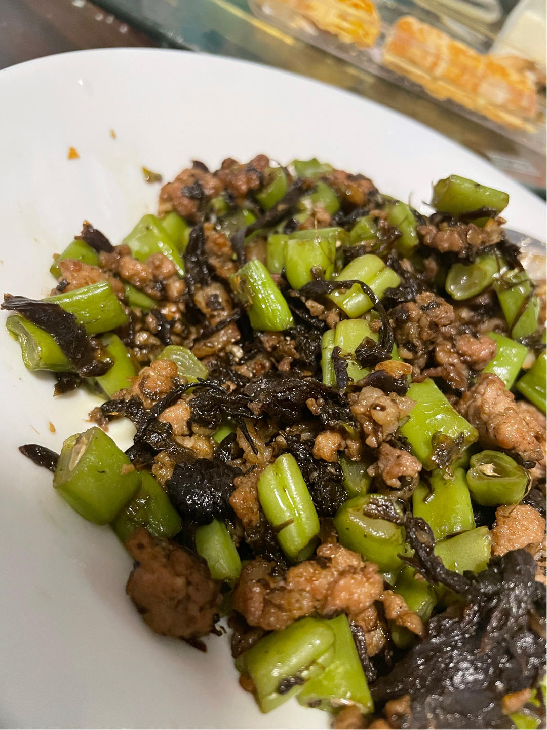 肉沫四季豆橄榄菜