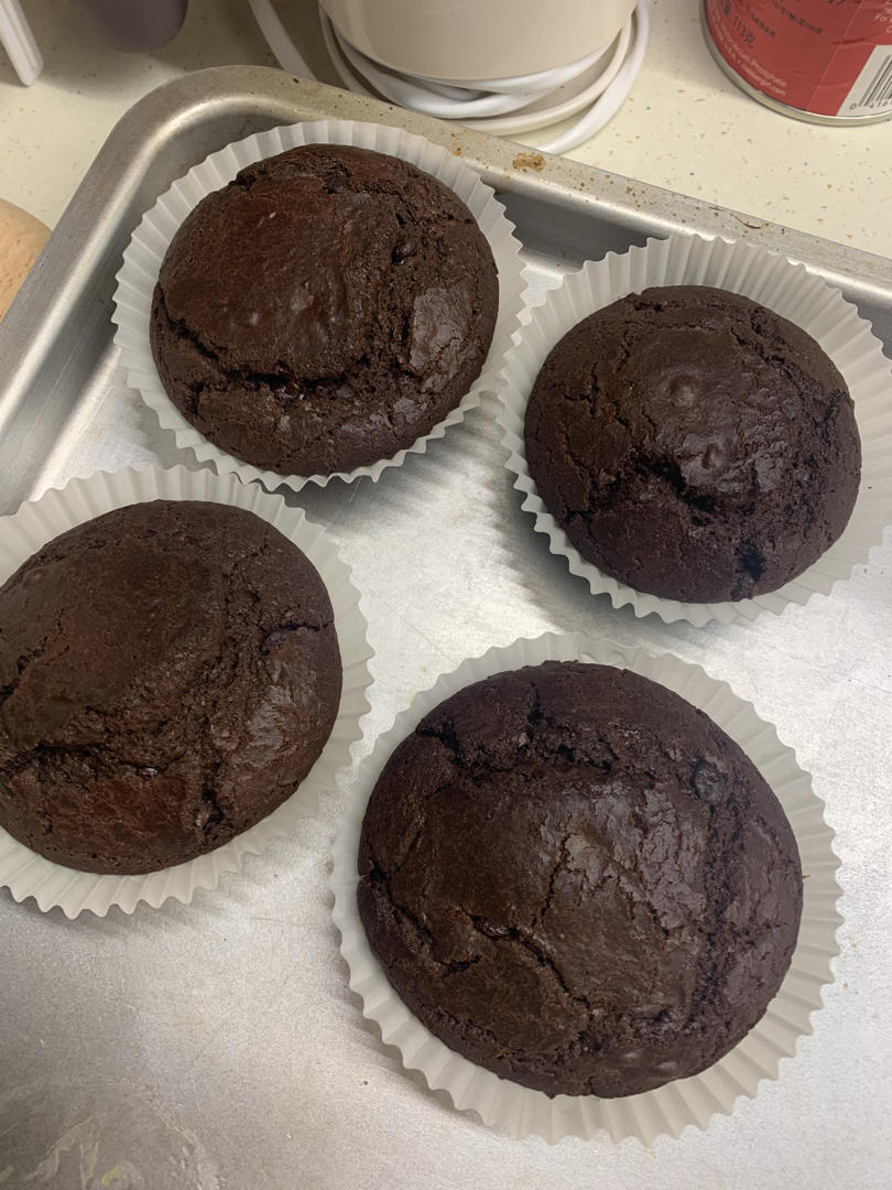 媲美星爸爸的巧克力麦芬！ 🍫🍫🍫