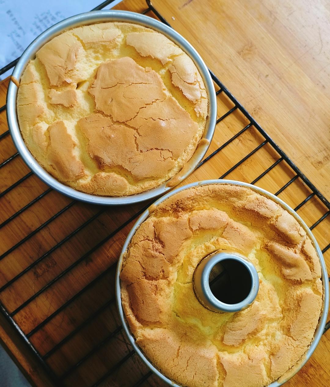 超柔软6寸戚风蛋糕(附8寸配方)零失败 超详细‼️含操作视频