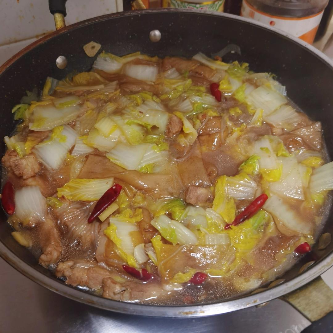 猪肉白菜炖粉条
