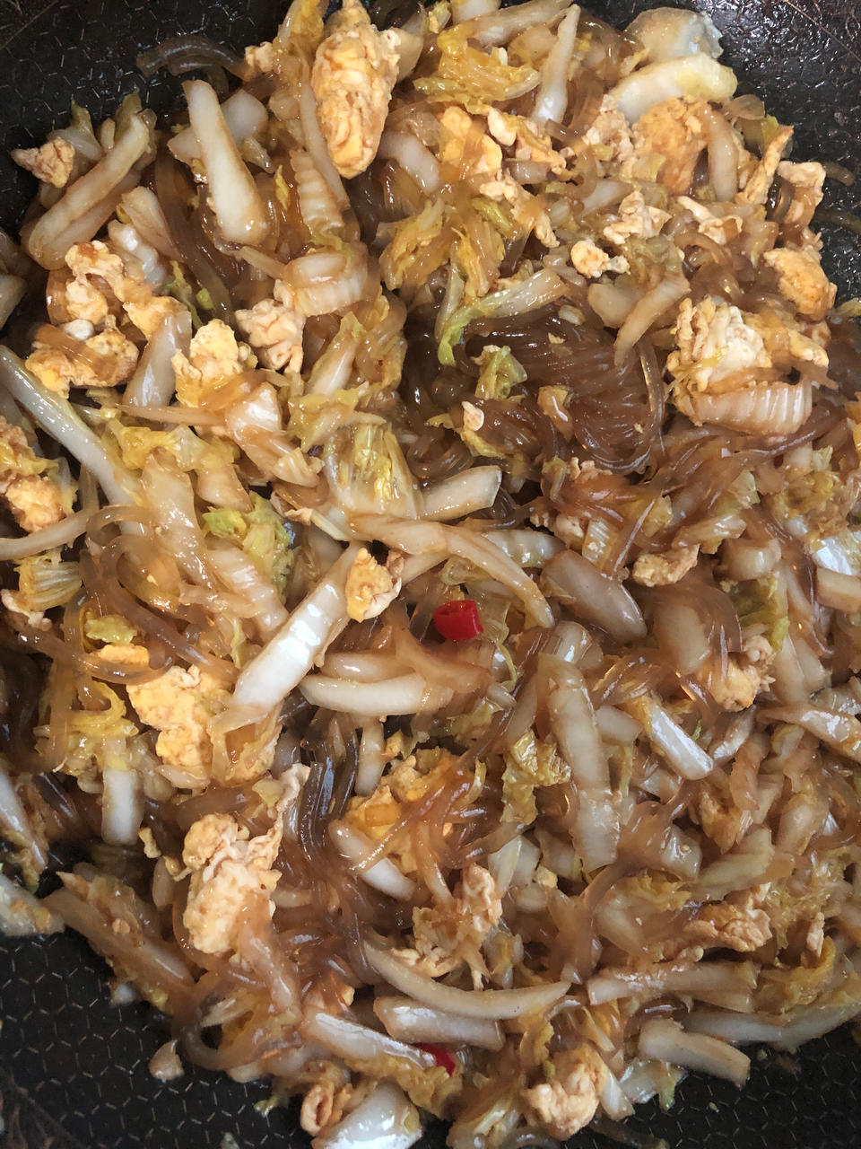娃娃菜炒粉丝