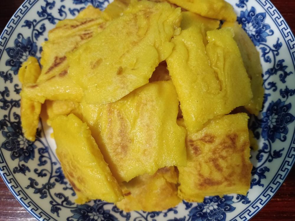 玉米粉小煎饼