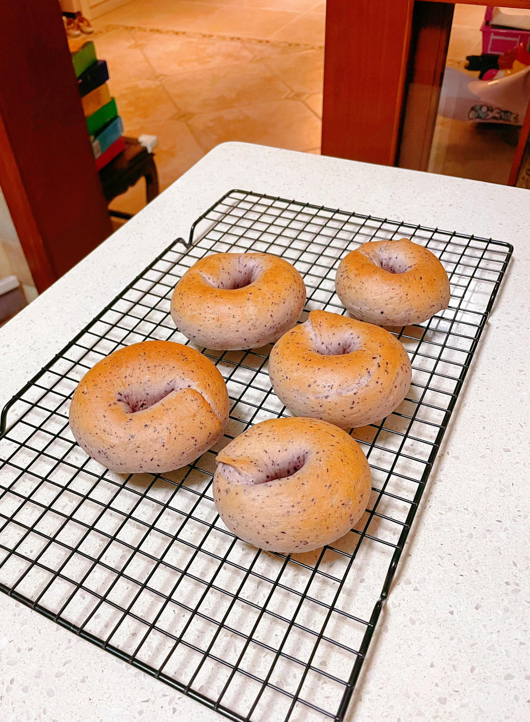 蓝莓贝果｜无油低糖