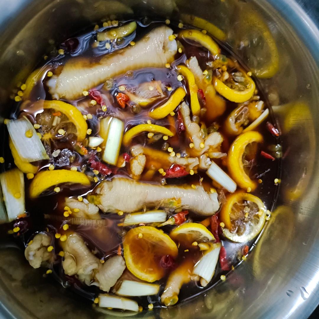 🍋柠檬百香果🌶️酸辣网红鸡爪