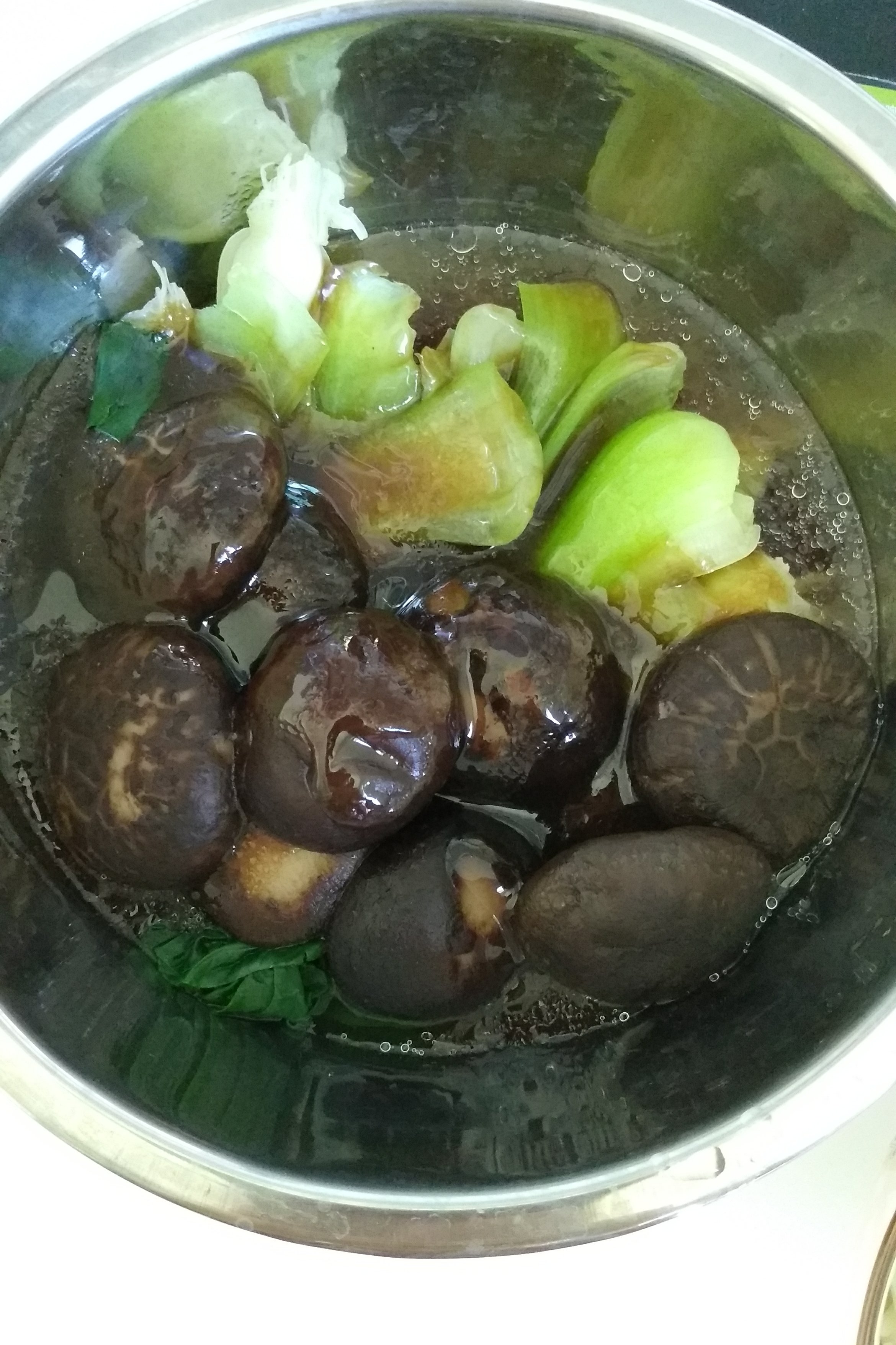 香菇油菜汤图片