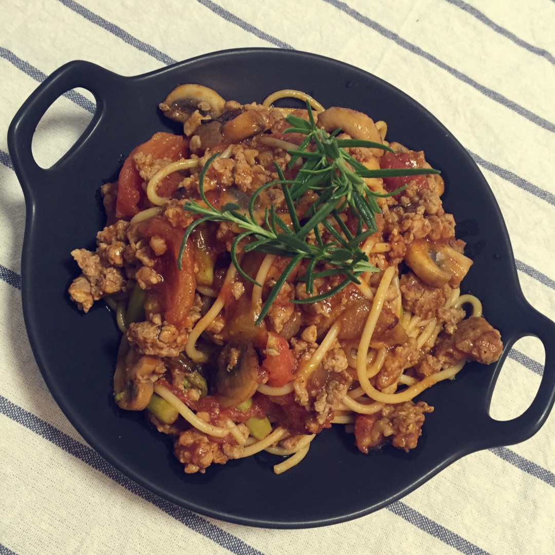 番茄肉酱意大利面