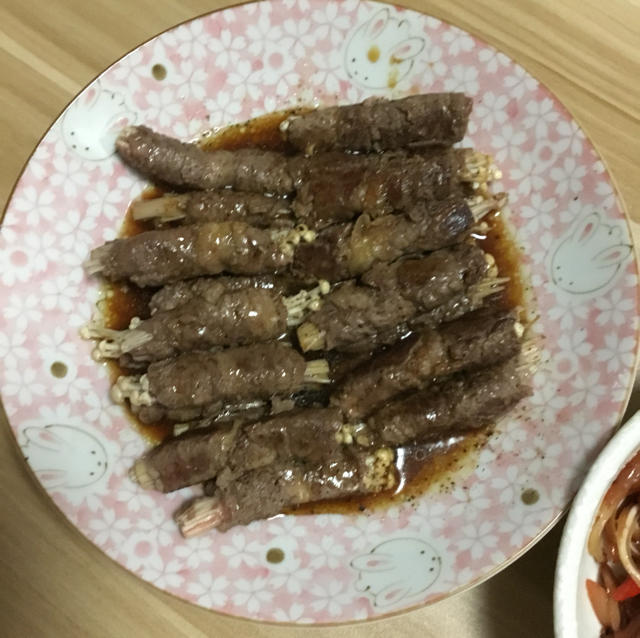 肥牛金针菇卷