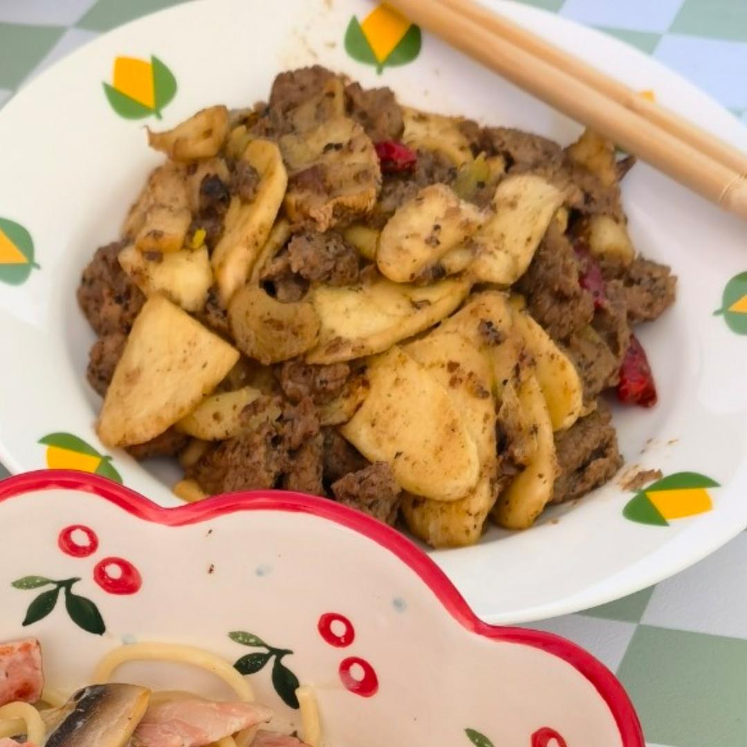 茭白炒牛肉