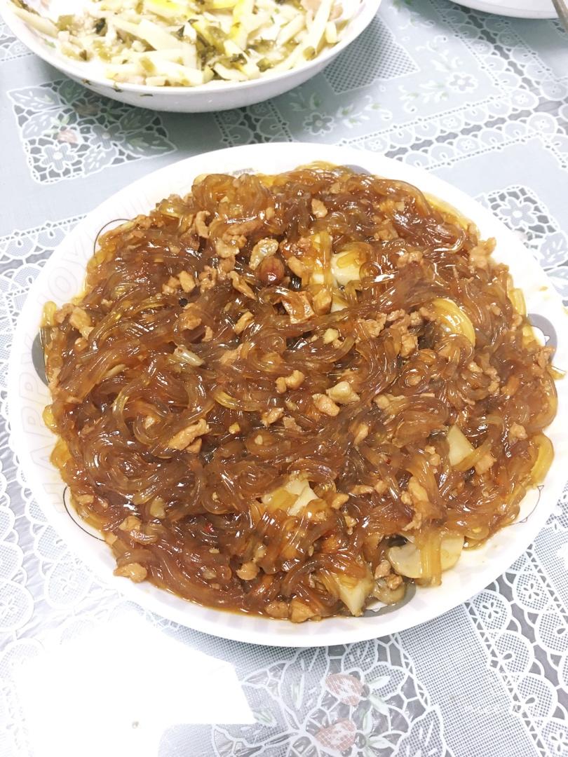 肉末粉丝煲