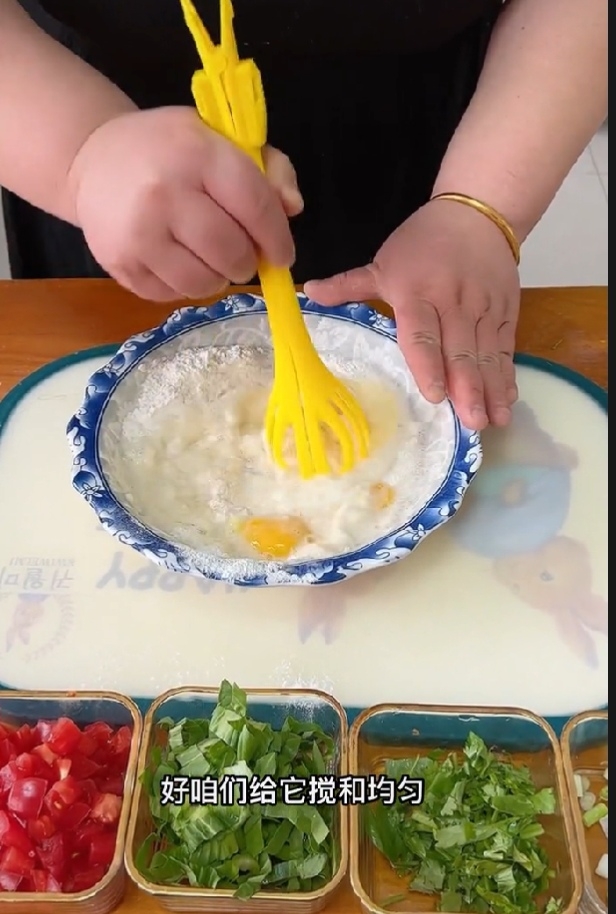 青菜疙瘩汤的做法 步骤1