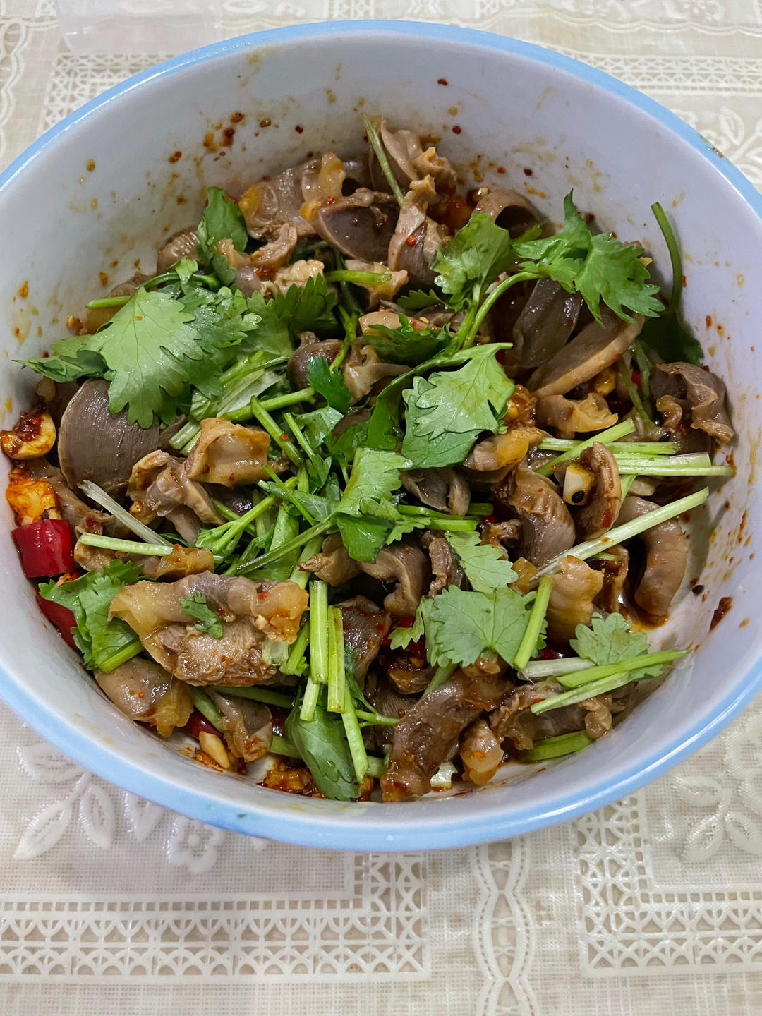 三碗米饭还不够❗️酸辣过瘾的凉拌鸡胗