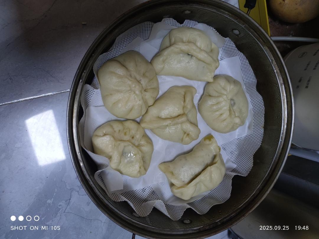 节省一半时间的大包子（另付翠绿菜包子，肉包子，腹黑包子食谱）