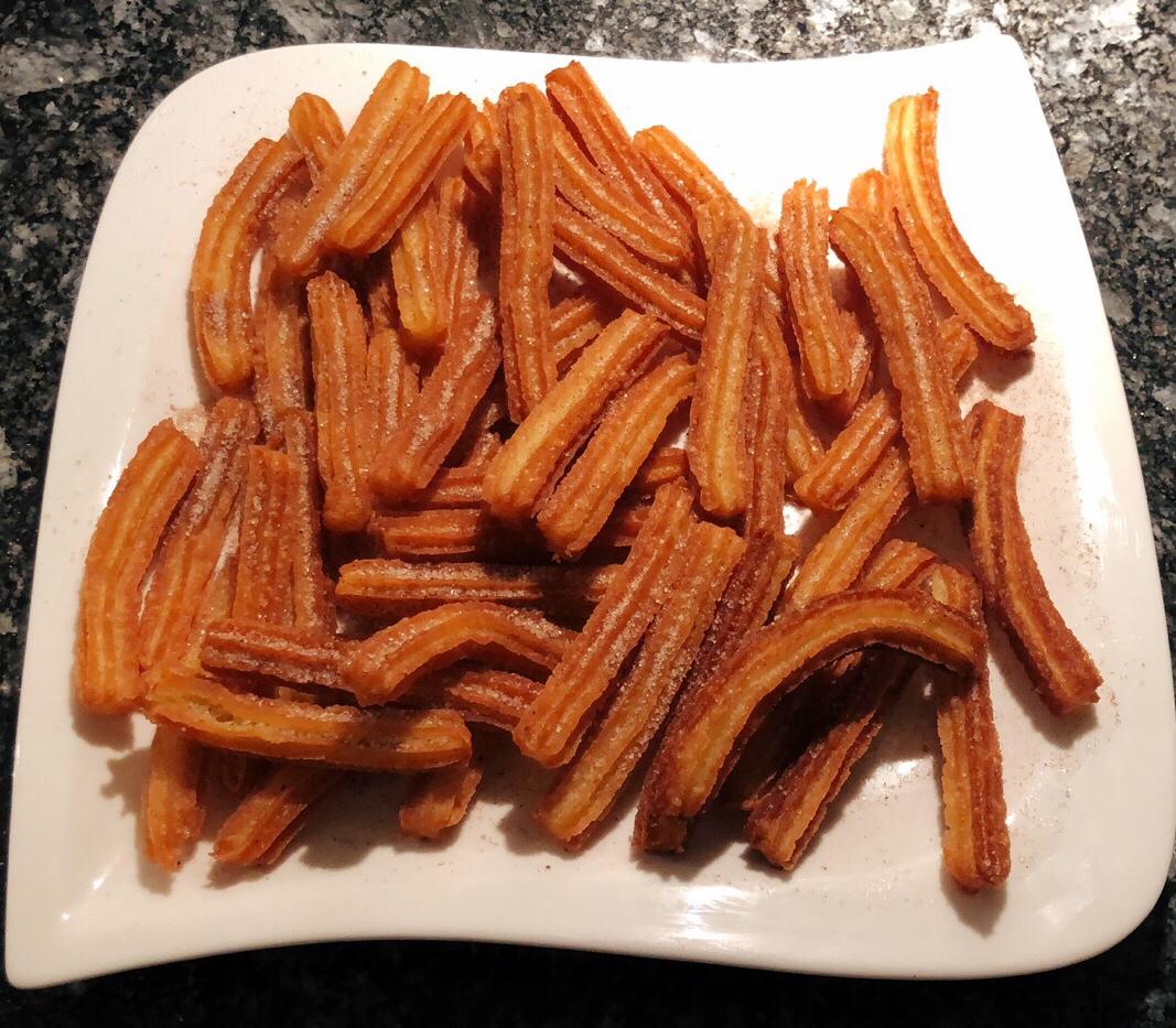 西班牙小油条吉事果churro(两样吃法简单好吃)