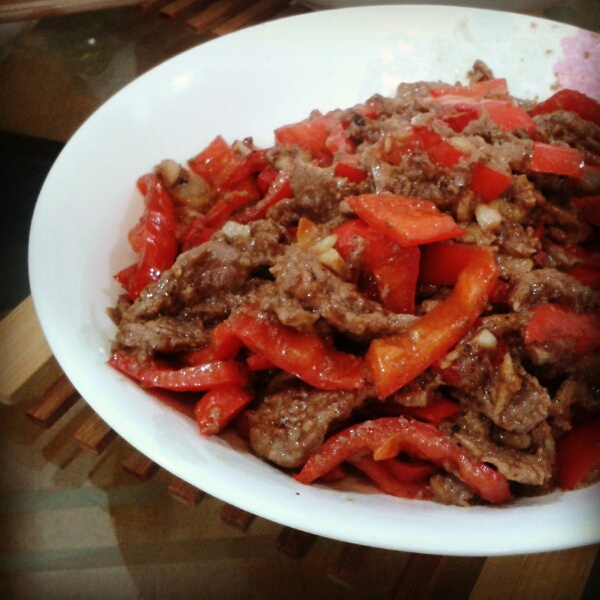 青椒牛肉