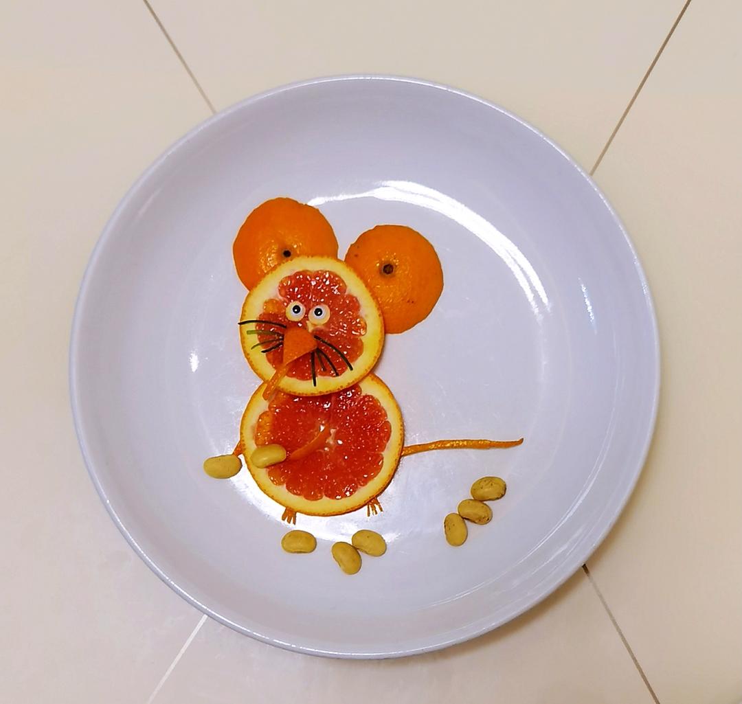 果蔬拼盘–餐盘画