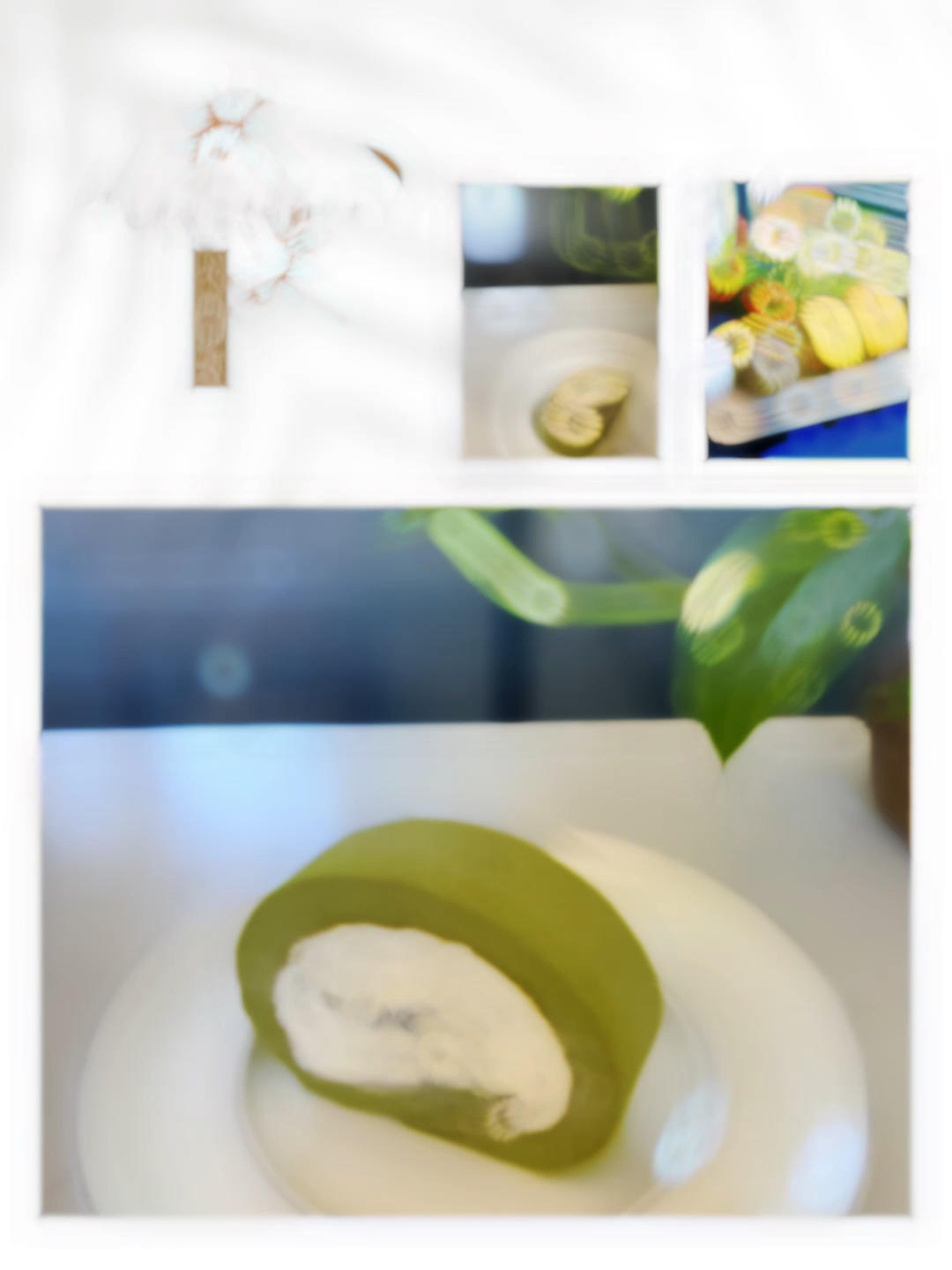 抹茶蜜豆蛋糕卷