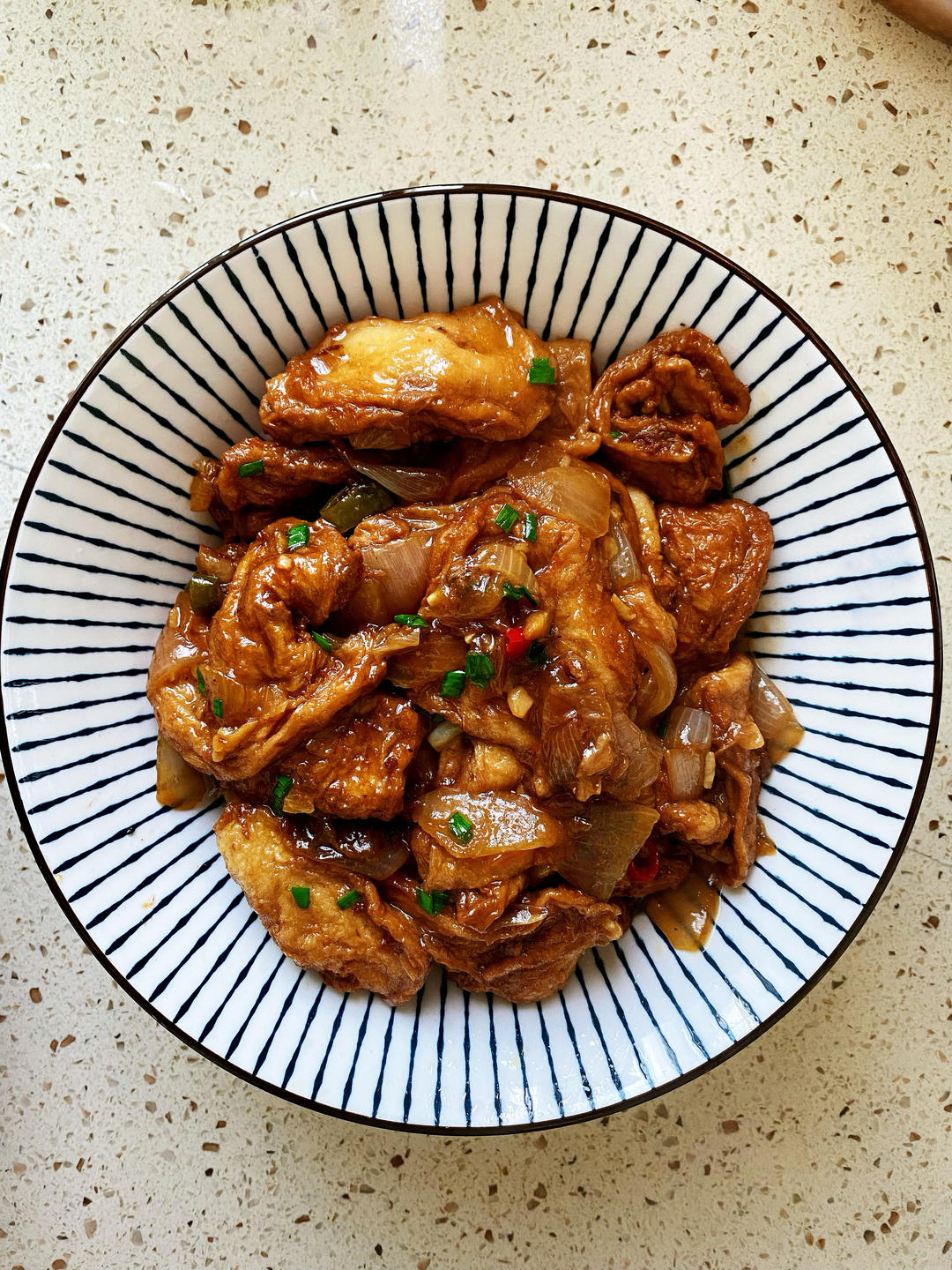 焖煎豆腐