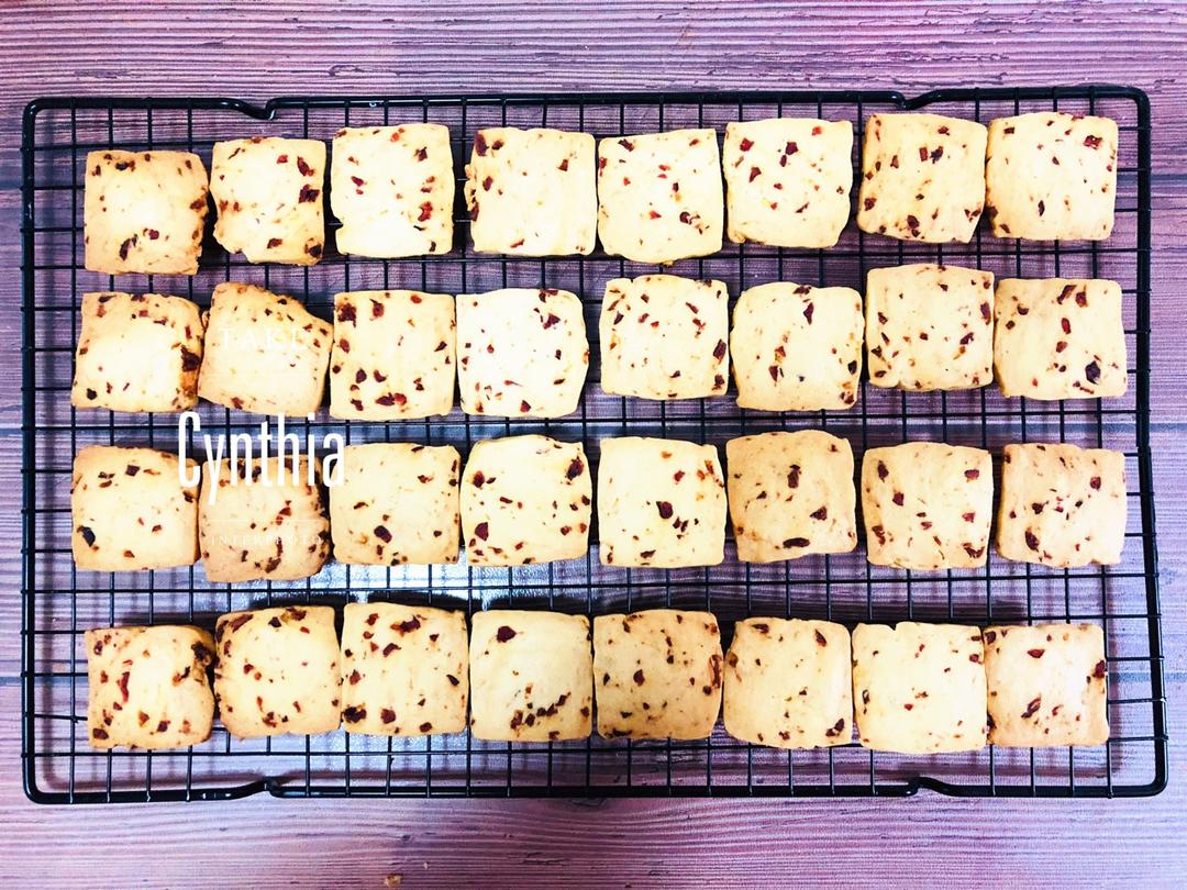 低糖少油版蔓越莓饼干