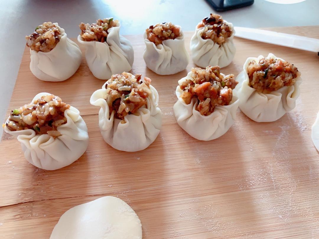 迷你烧麦（饺子皮版）