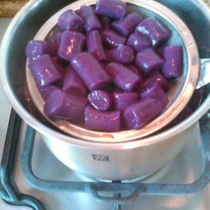 Q弹南瓜，紫薯圆的做法 步骤9