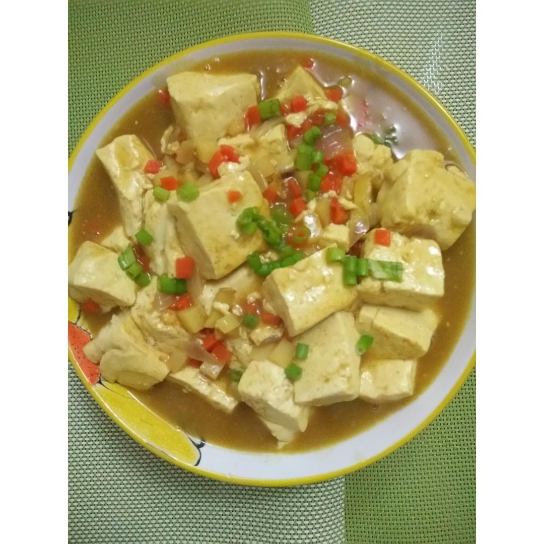 咖喱豆腐丁（热菜）