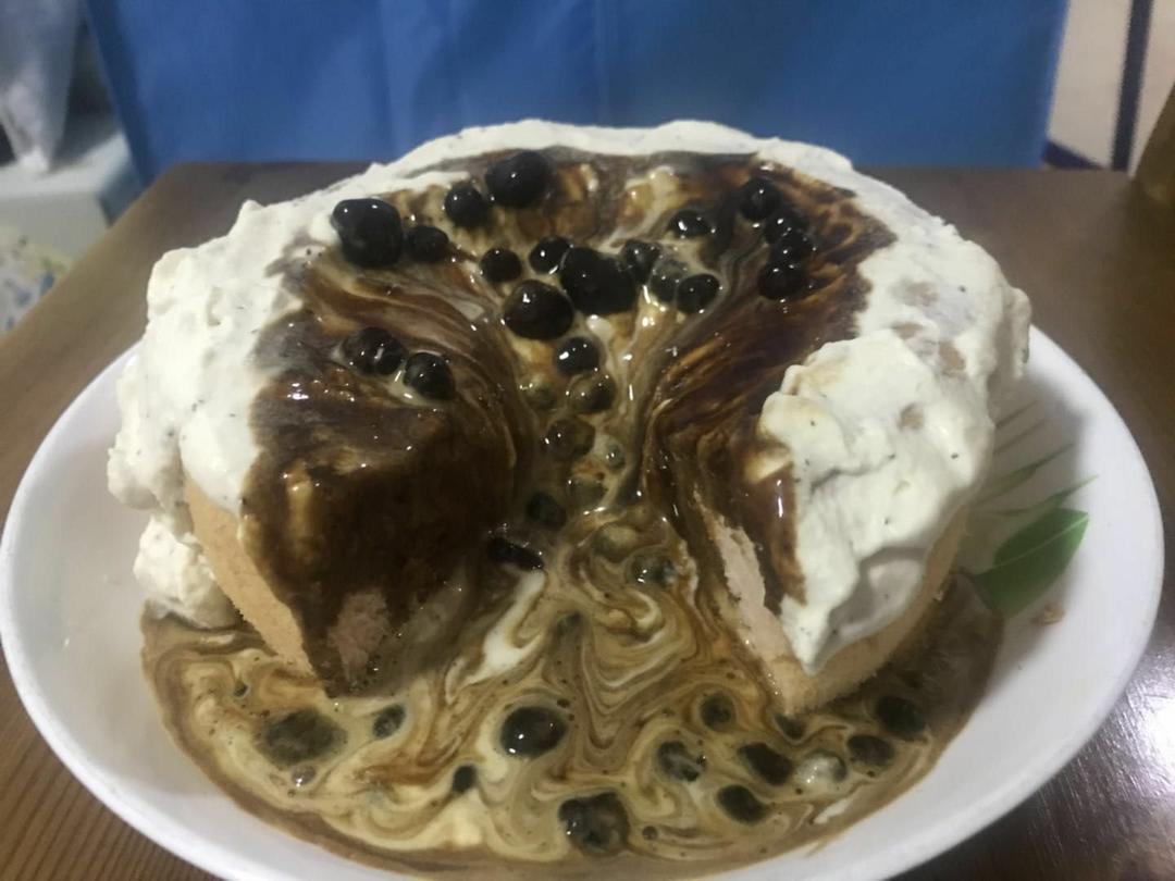 罪恶到爆炸的珍珠奶茶蛋糕