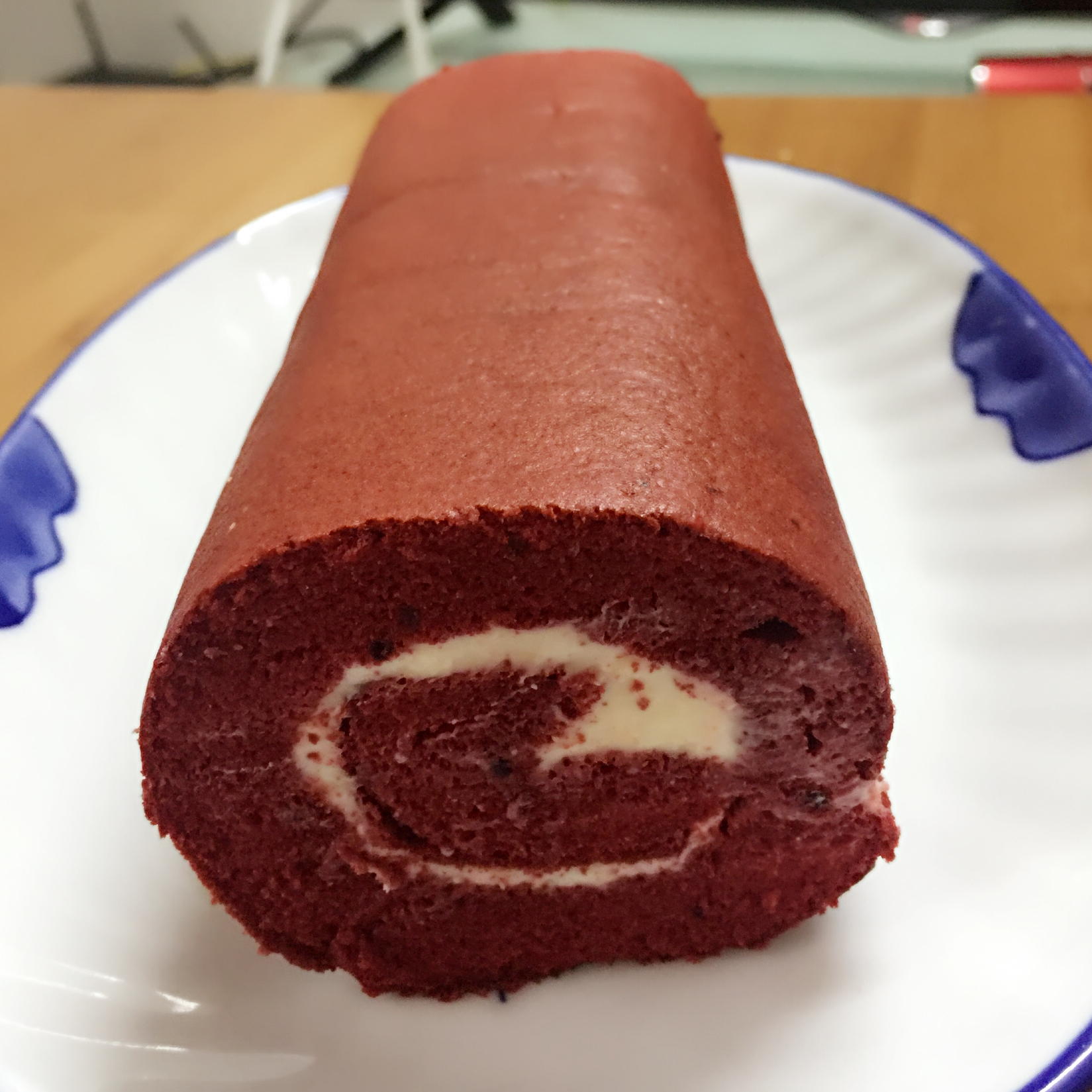 红丝绒戚风蛋糕卷