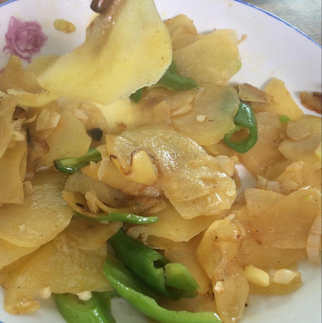 家常炒土豆片