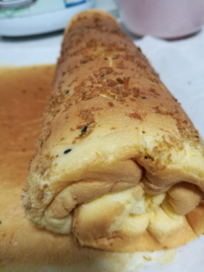 香葱肉松蛋糕卷