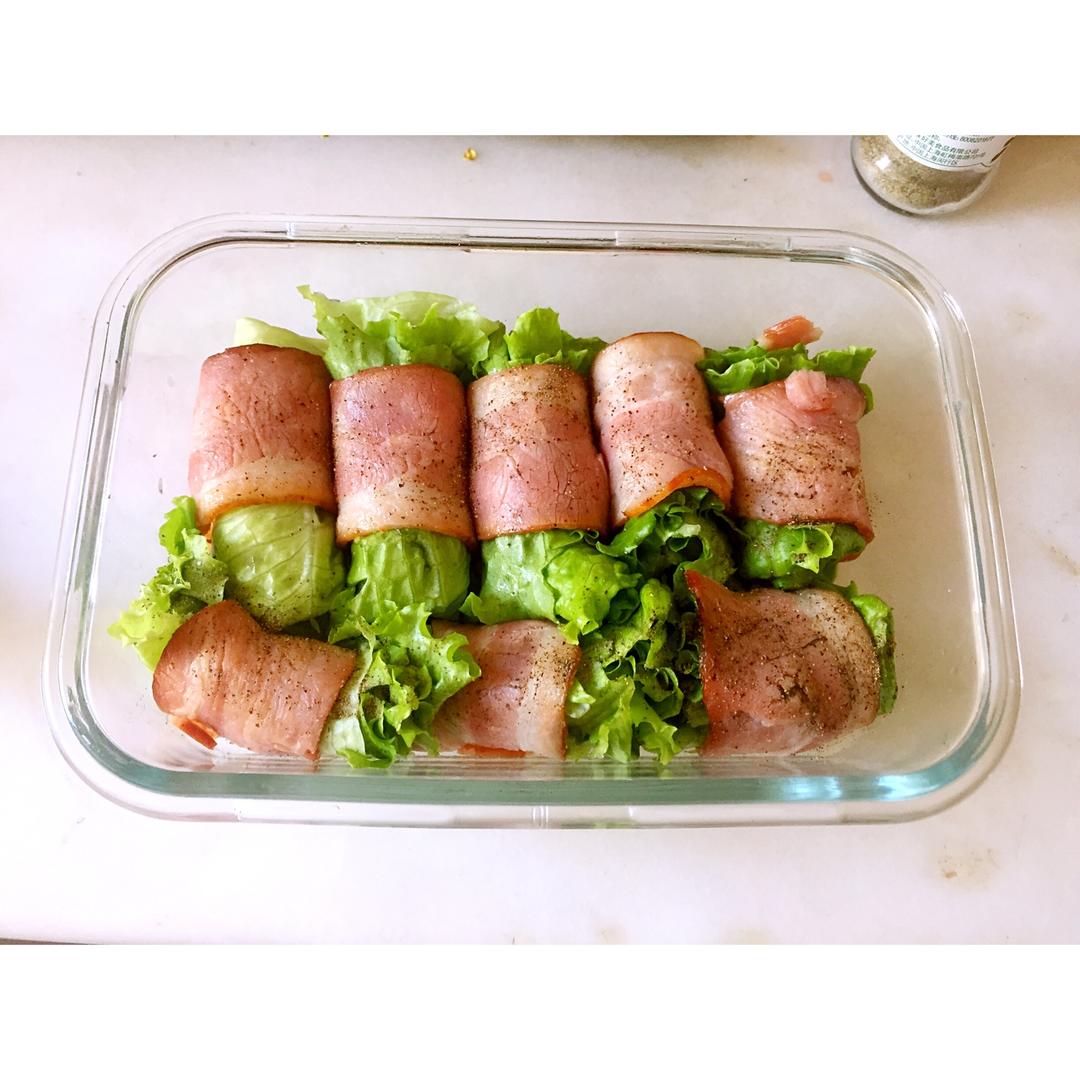 培根生菜卷