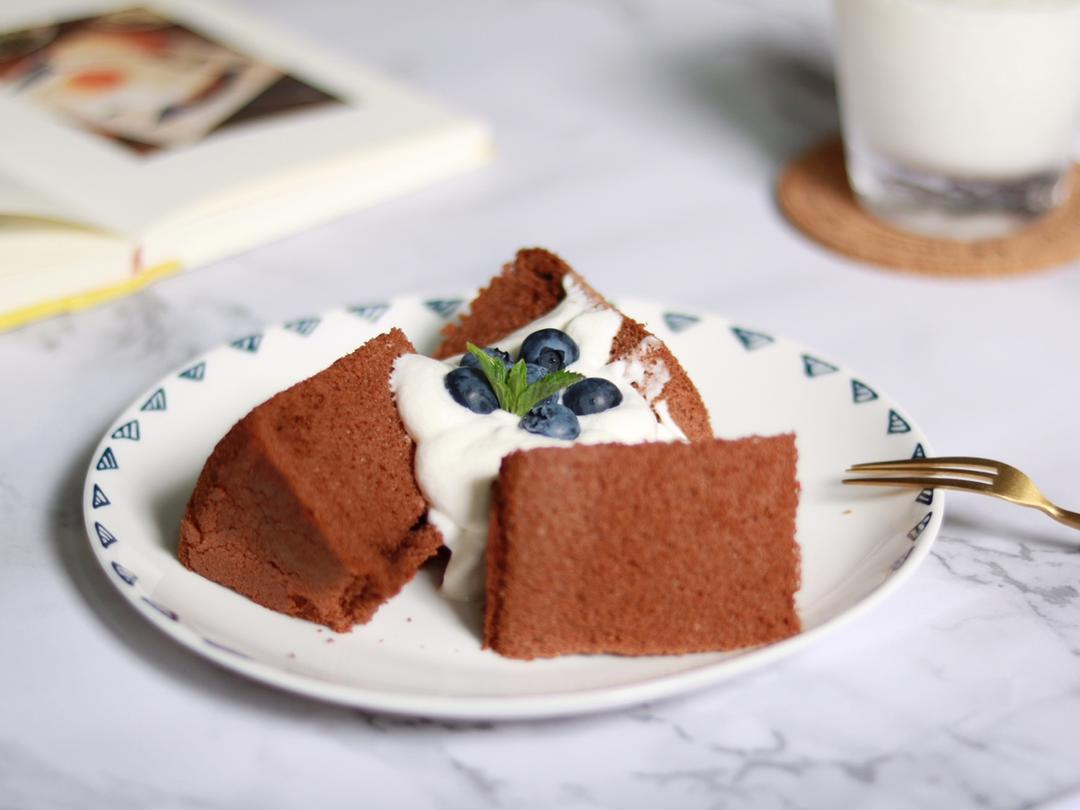 不消泡的巧克力戚风